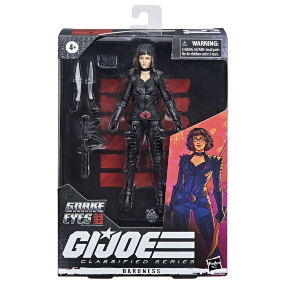 🔮 2 for $40 🔮 G.I. Joe Classified Series Snake Eyes: G.I. Joe Origins Baroness